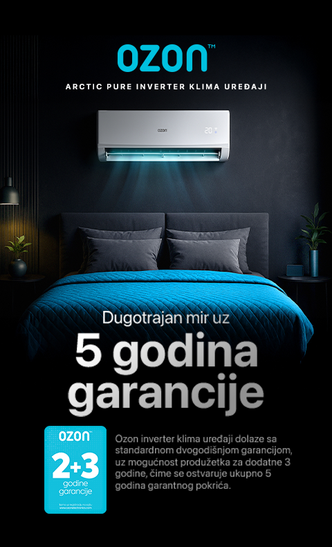 Dugotrajan mir uz 5 godina garancije