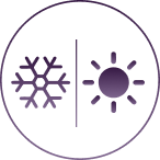 Ikona za toplo i hladno